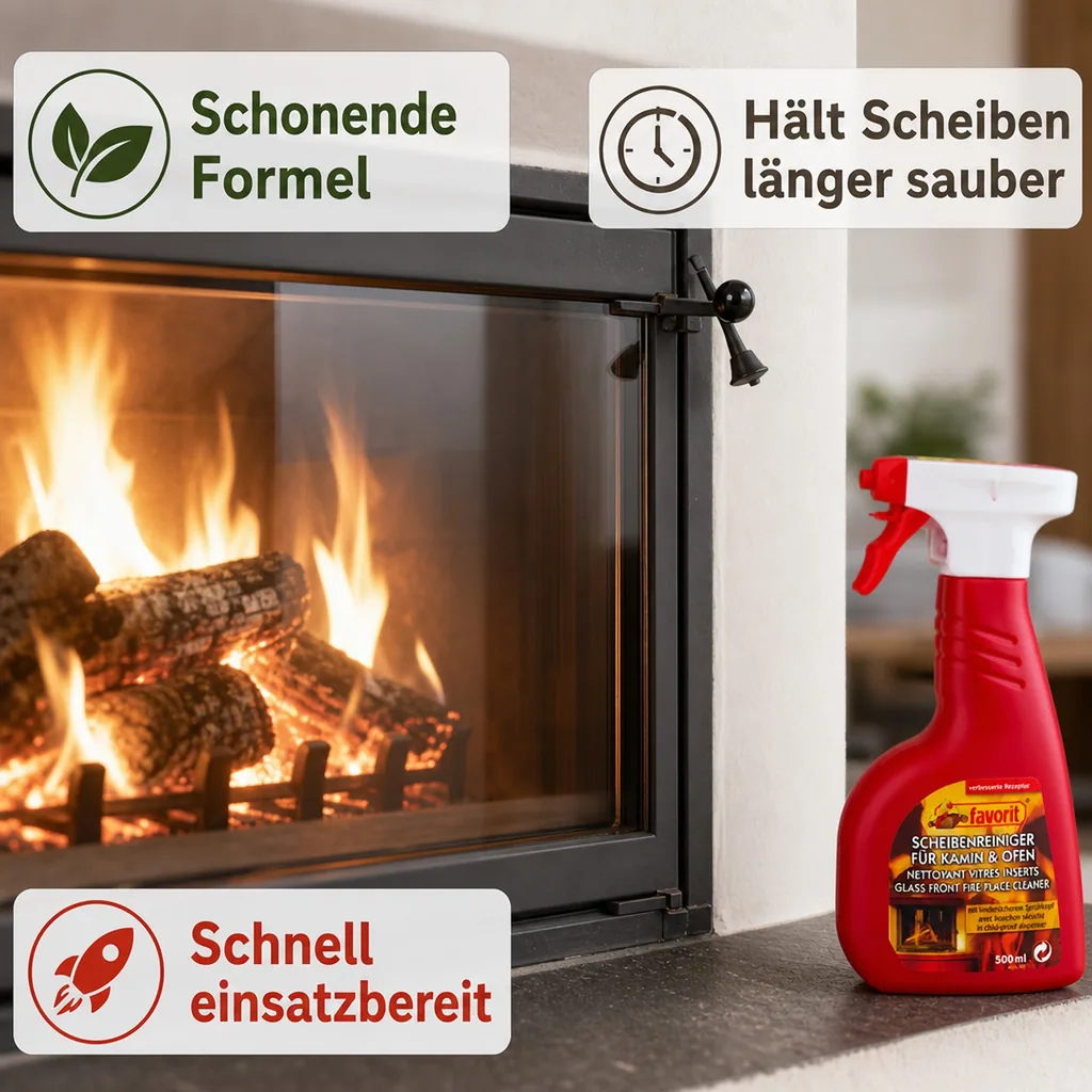 Kaminglas- und Ofenglas Reiniger 0,5 l