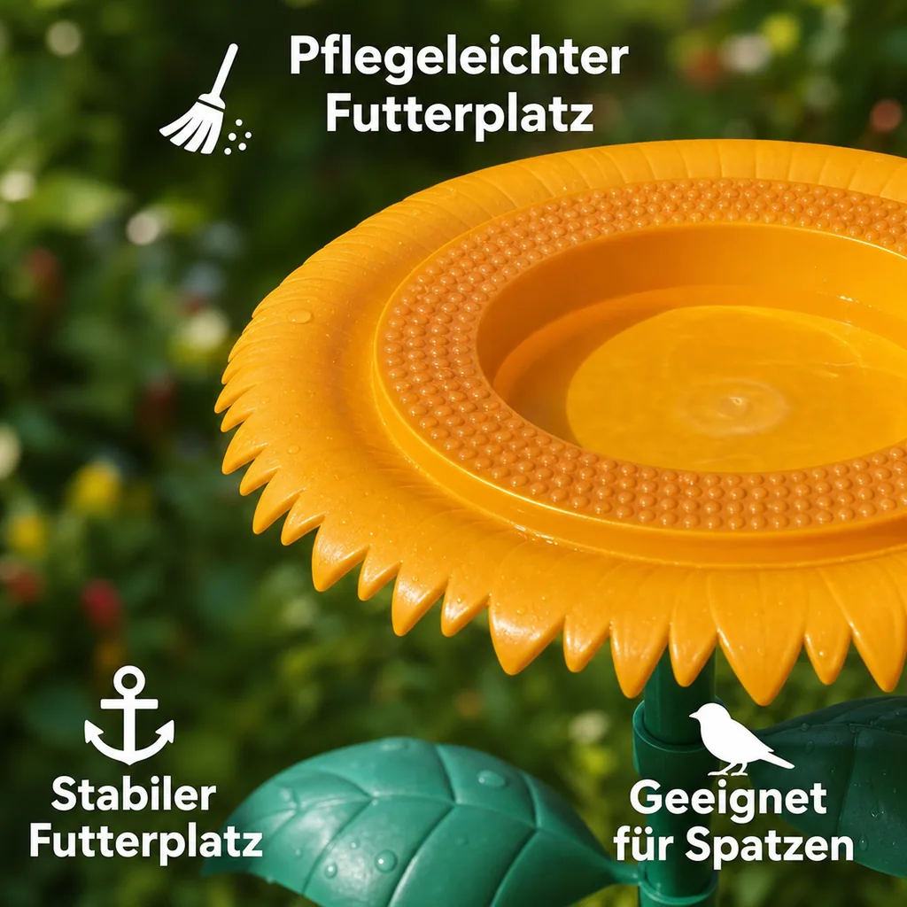 Vogeltränke "Sonnenblume"