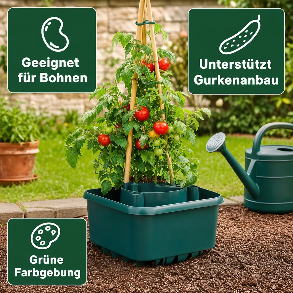 Pflanzgefäß mit Wasserspeicher