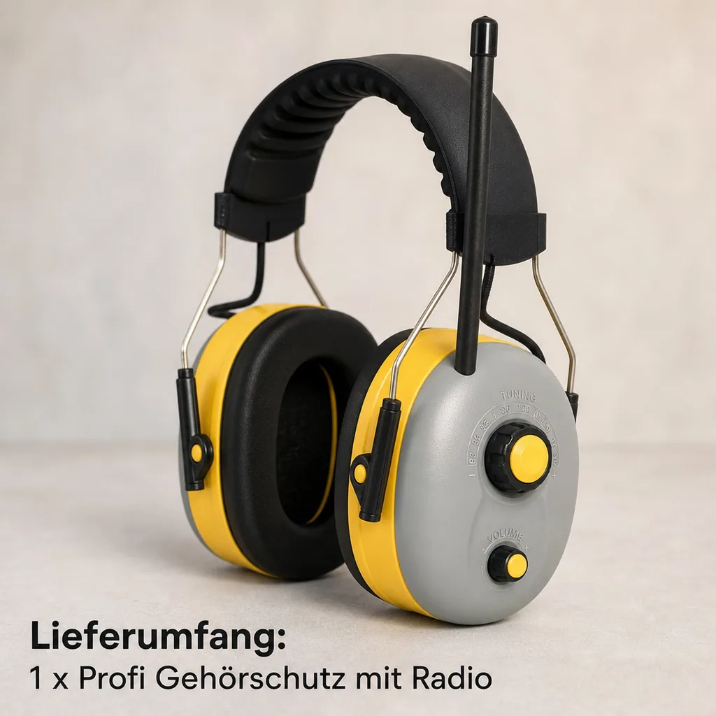 Gehörschutz mit FM-Radio