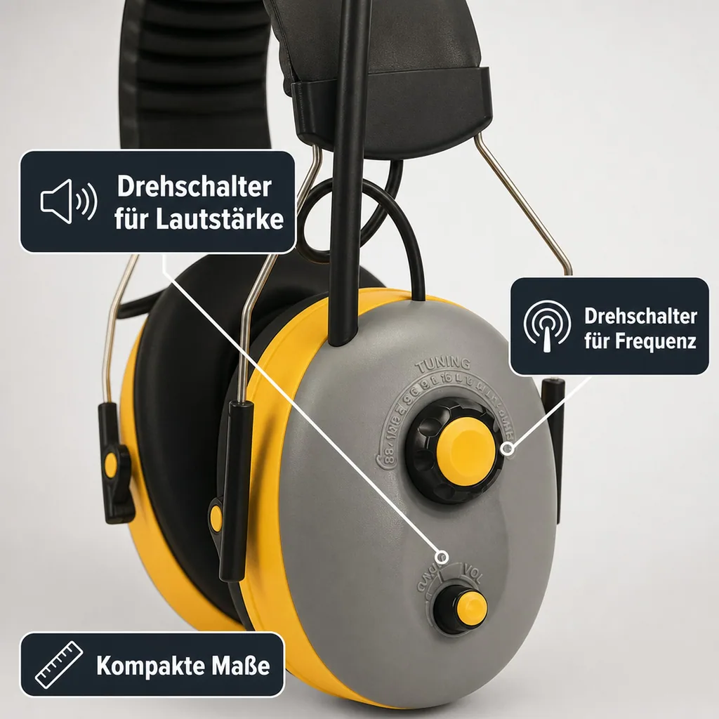 Gehörschutz mit FM-Radio