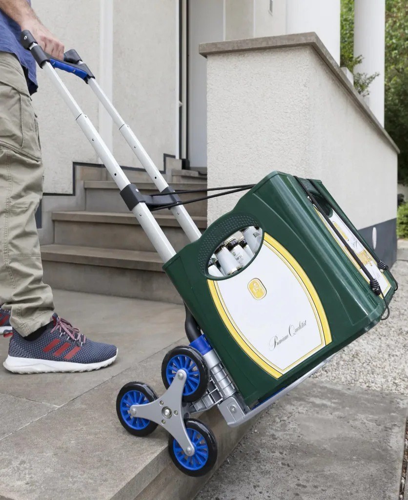 Treppen-Sackkarre, klappbar, 70 kg Tragkraft