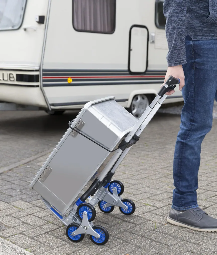 Treppen-Sackkarre, klappbar, 70 kg Tragkraft