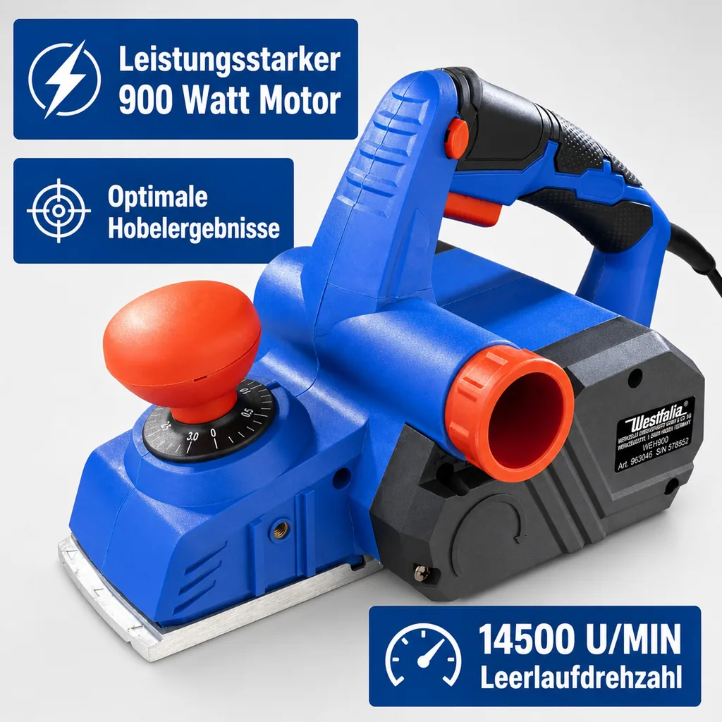 Elektrohobel 900 Watt