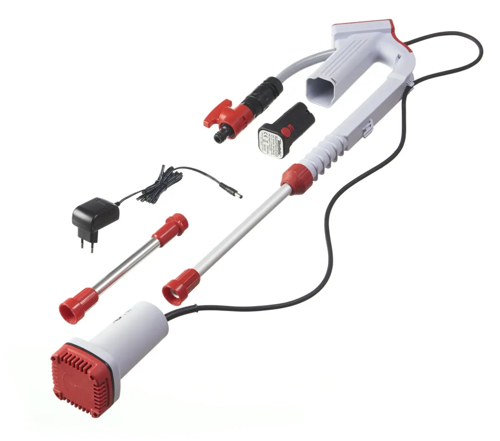 Akku-Regenfasspumpe teleskopierbar, 12 Volt