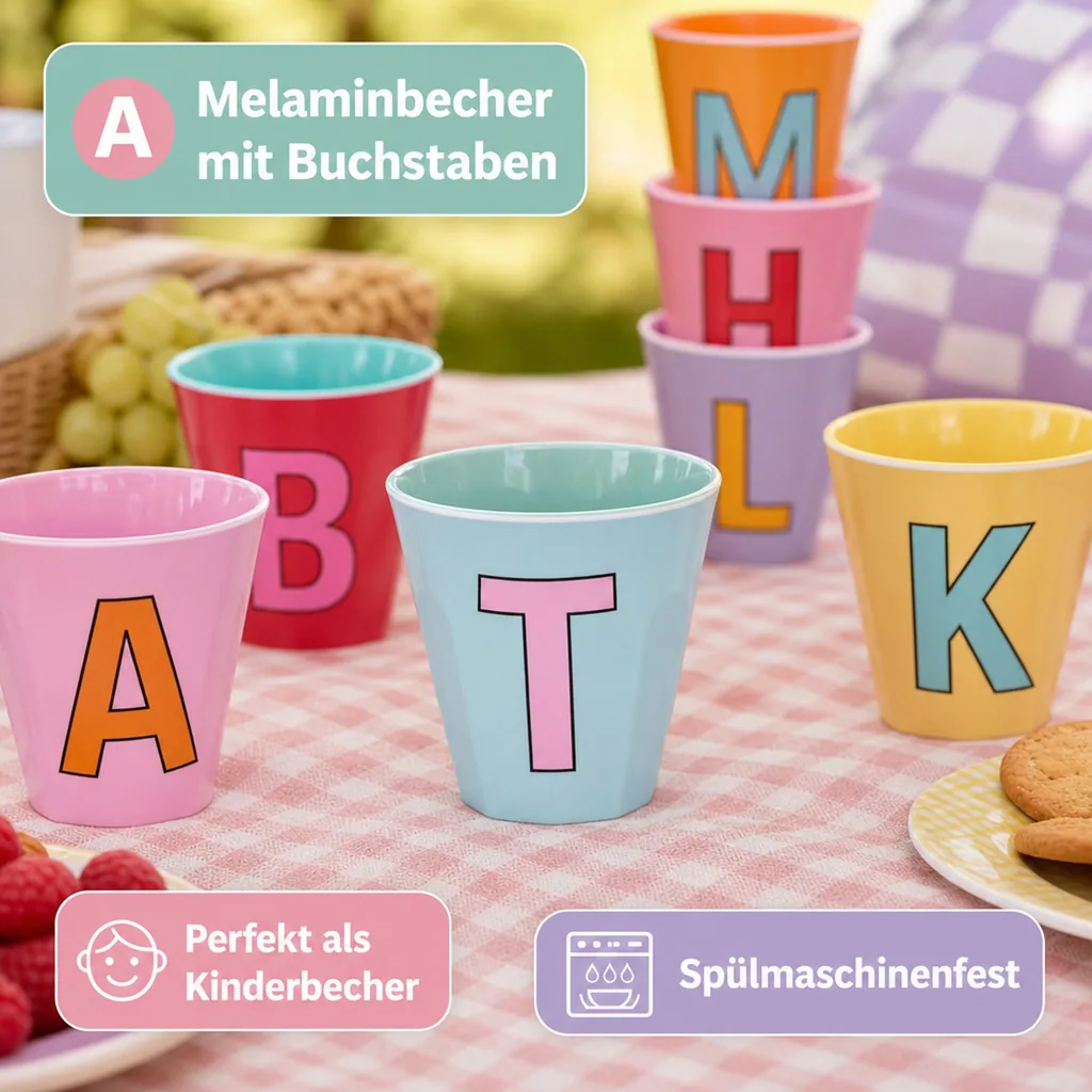 RICE Becher - T, 250 ml, Melamine, Farbe: Minze