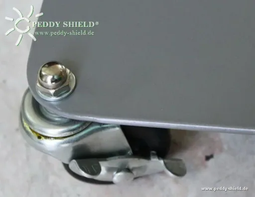 Paravent Fußplatte rollbar