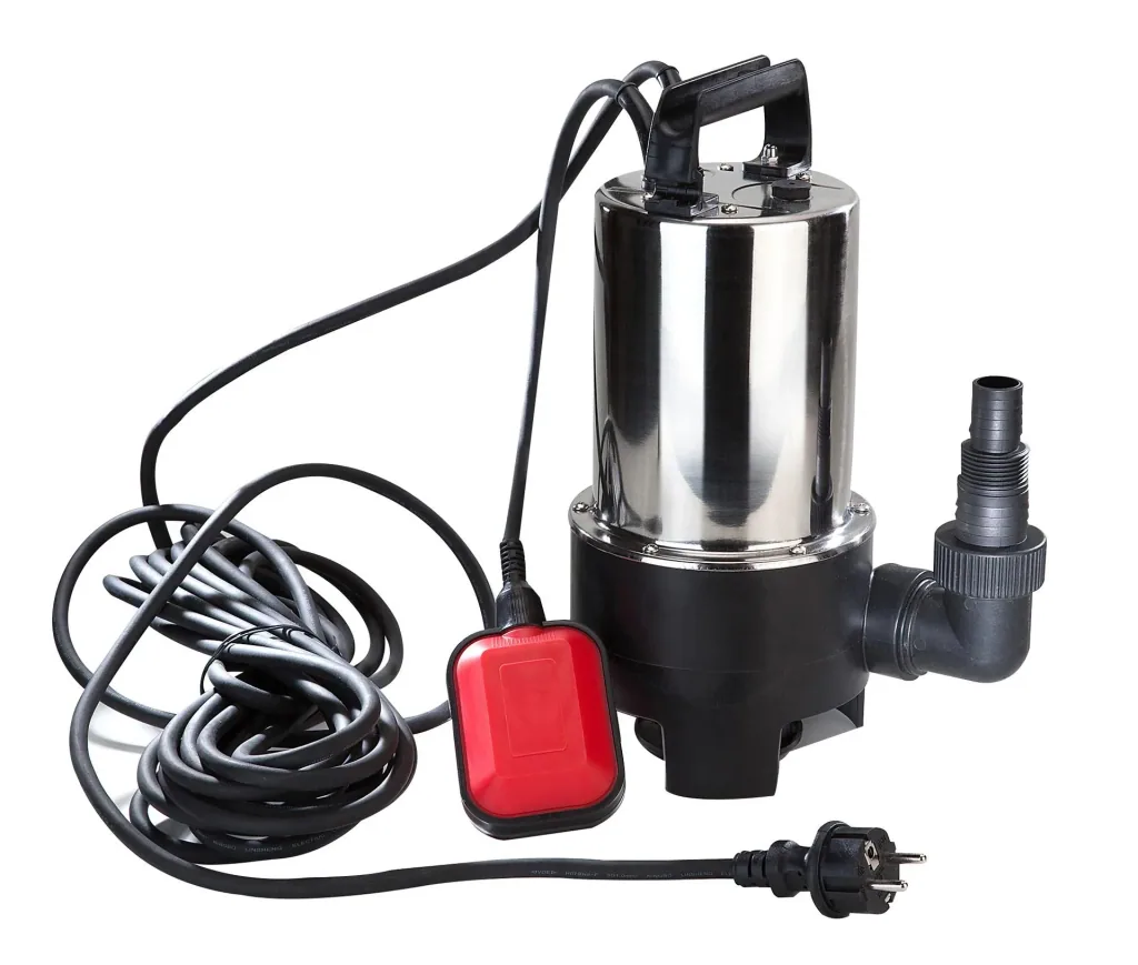 Schmutzwasser-Tauchpumpe, 550 Watt, Edelstahl