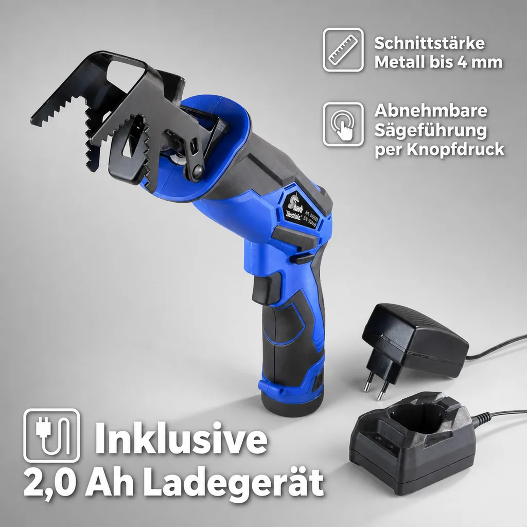 Akku Säbelsäge 12V Li-Ion "Shark"