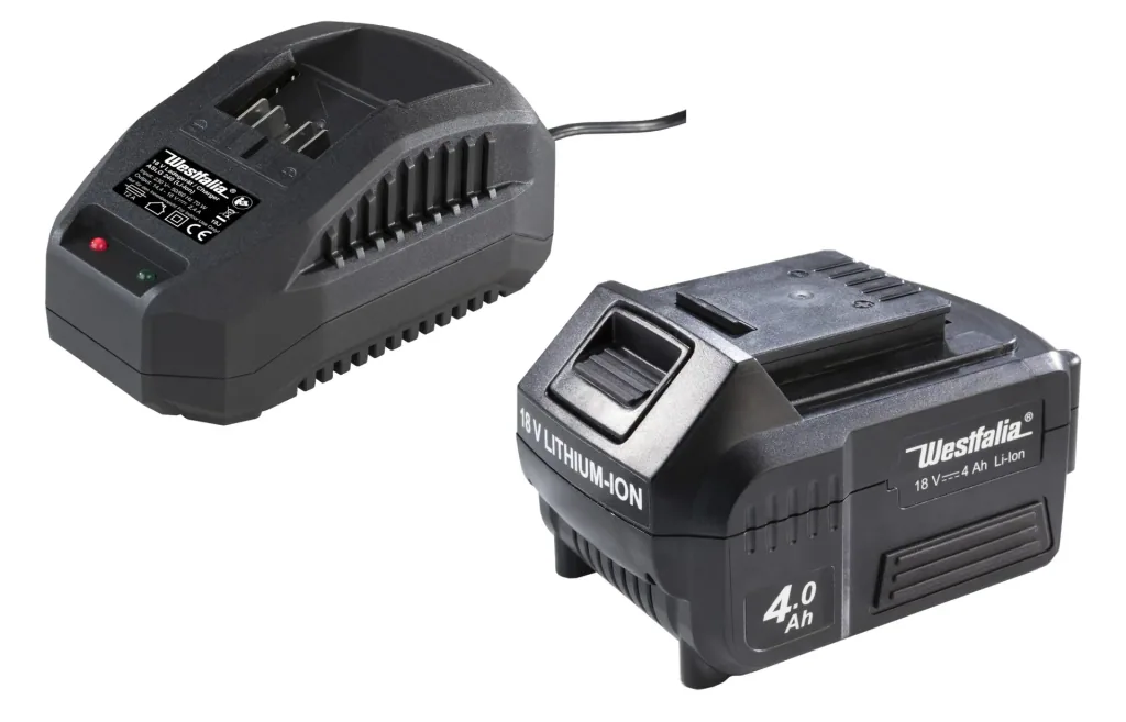 Starter Set 4 - 18 Volt Li-Ionen Familie: 1 x Akku 4,0 Ah + 1 x Ladegerät