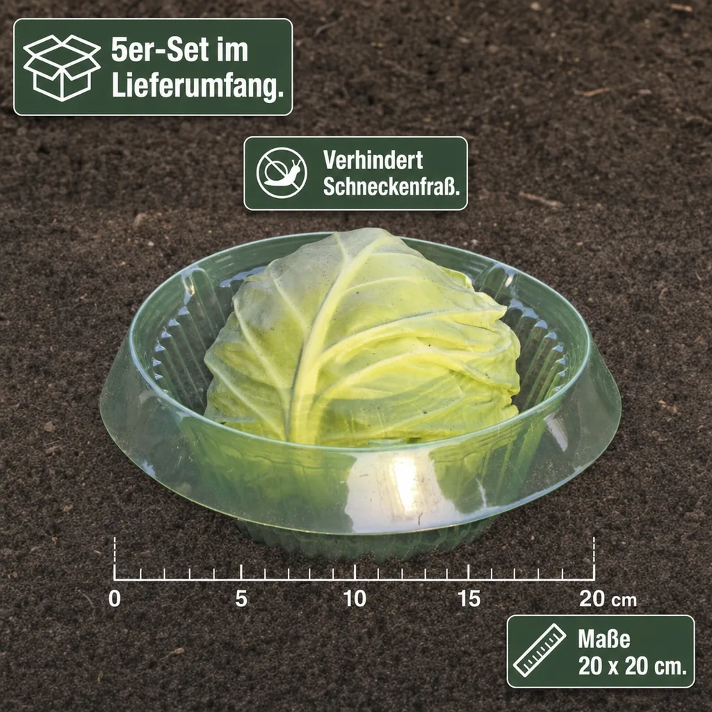 Schneckenschutzring, 5er-Set