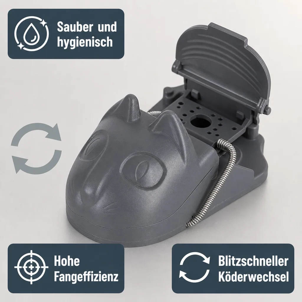 Mausefalle "mouseStop", 2 Stück