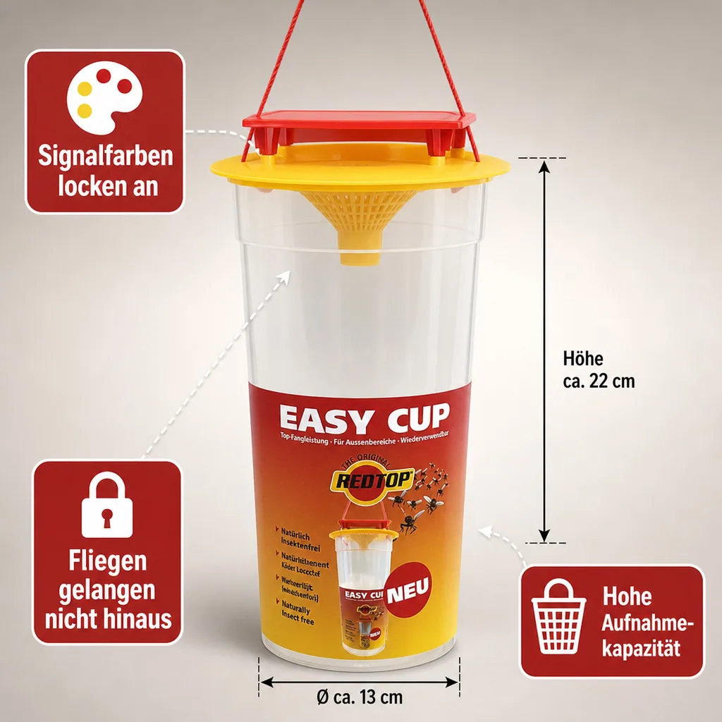Fliegenfalle "Easy Cup"