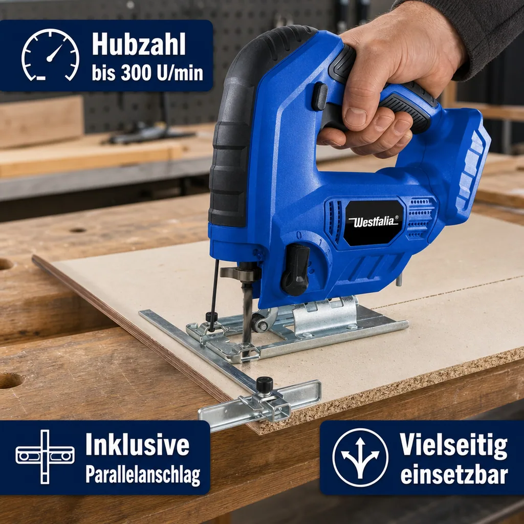 Akku Stichsäge Li-Ion ASS18 18 V, ohne Akku und Ladegerät