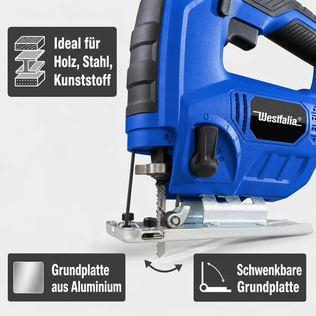 Akku Stichsäge Li-Ion ASS18 18 V, ohne Akku und Ladegerät