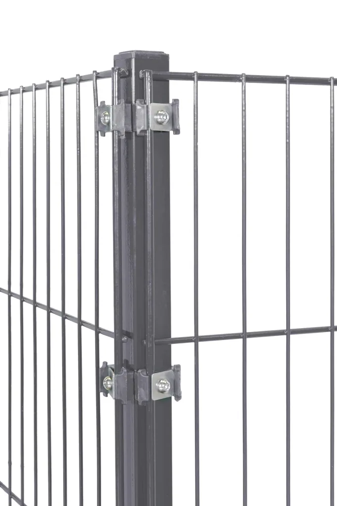 Eckpfosten für Doppelstab- und Einstabmatten 1500 x 40x 40 mm - anthrazit