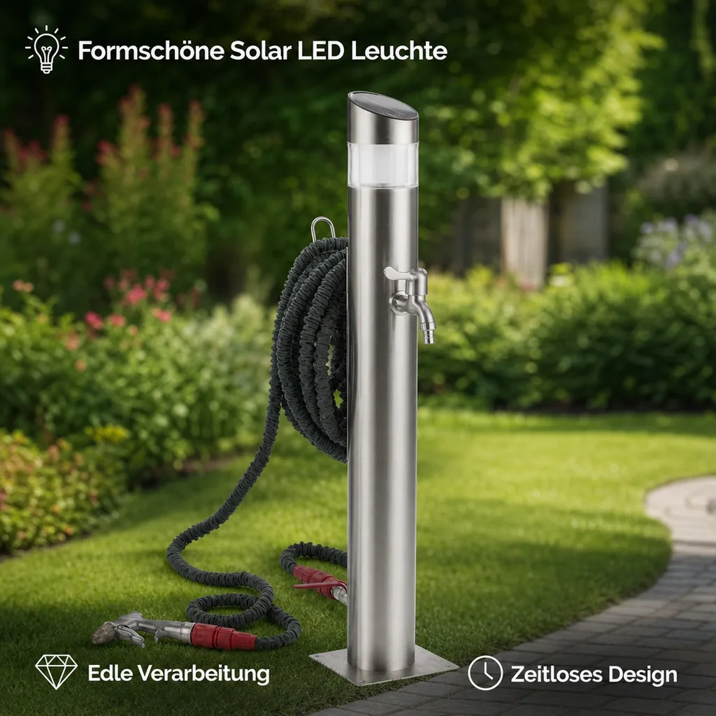 Solar Lampe passend zu Wasserzapfstelle Nr. 863874, 891396, 959933