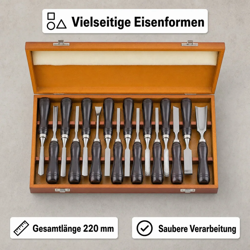 Bildhauer Beitel Satz 12-teilig