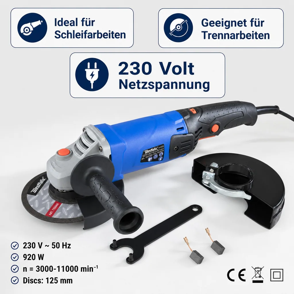 Winkelschleifer WS920, 125 mm