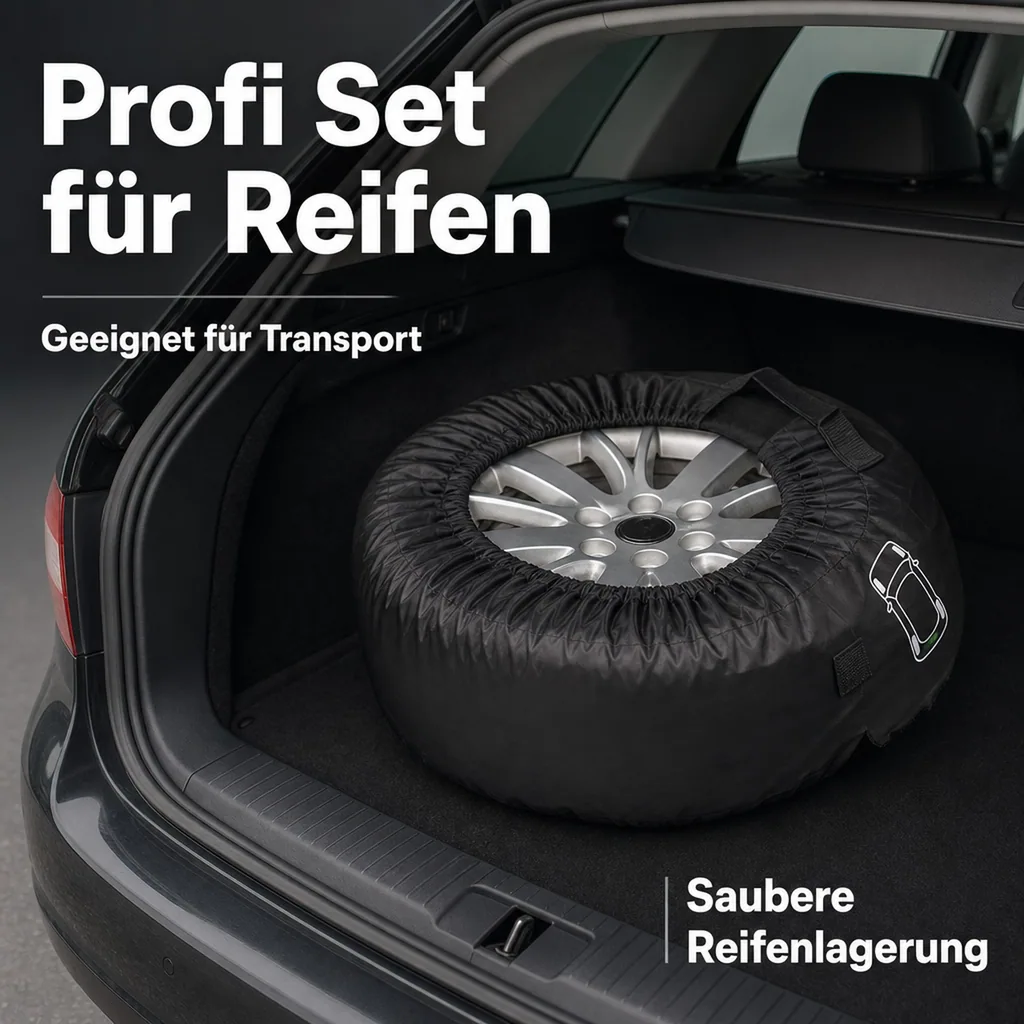 Reifenhüllen Profi Set, 4 Stück XL
