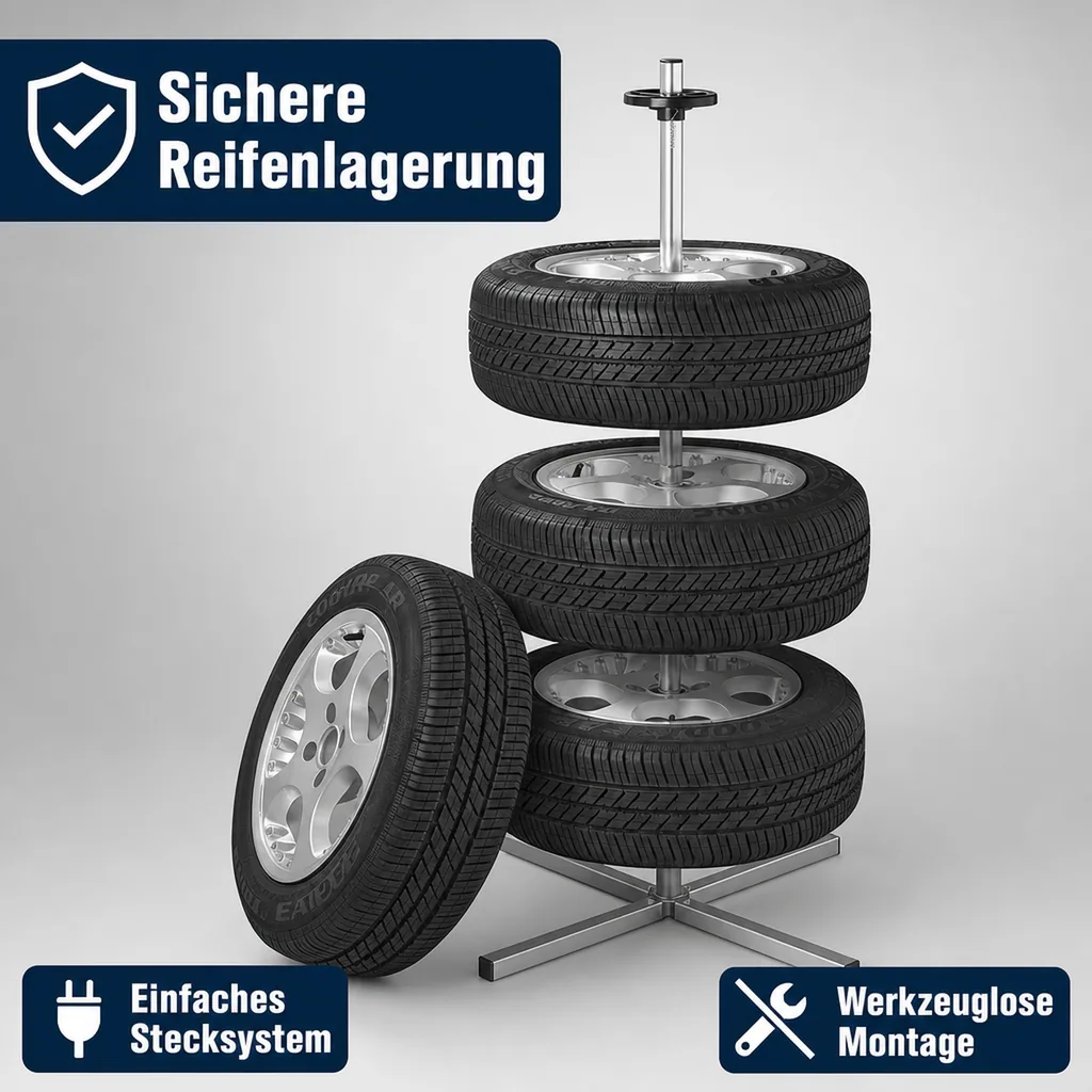 Felgenbaum bis Ø 295 mm Reifen