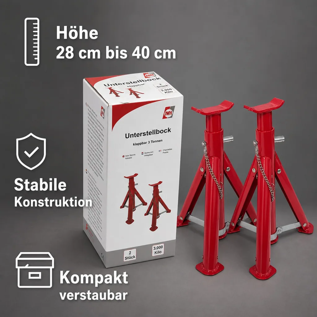 Unterstellbock klappbar, 3 t. 2 Stück