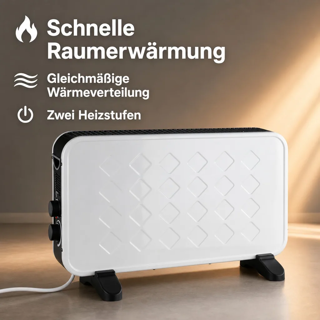 Konvektor Heizung mit Timer