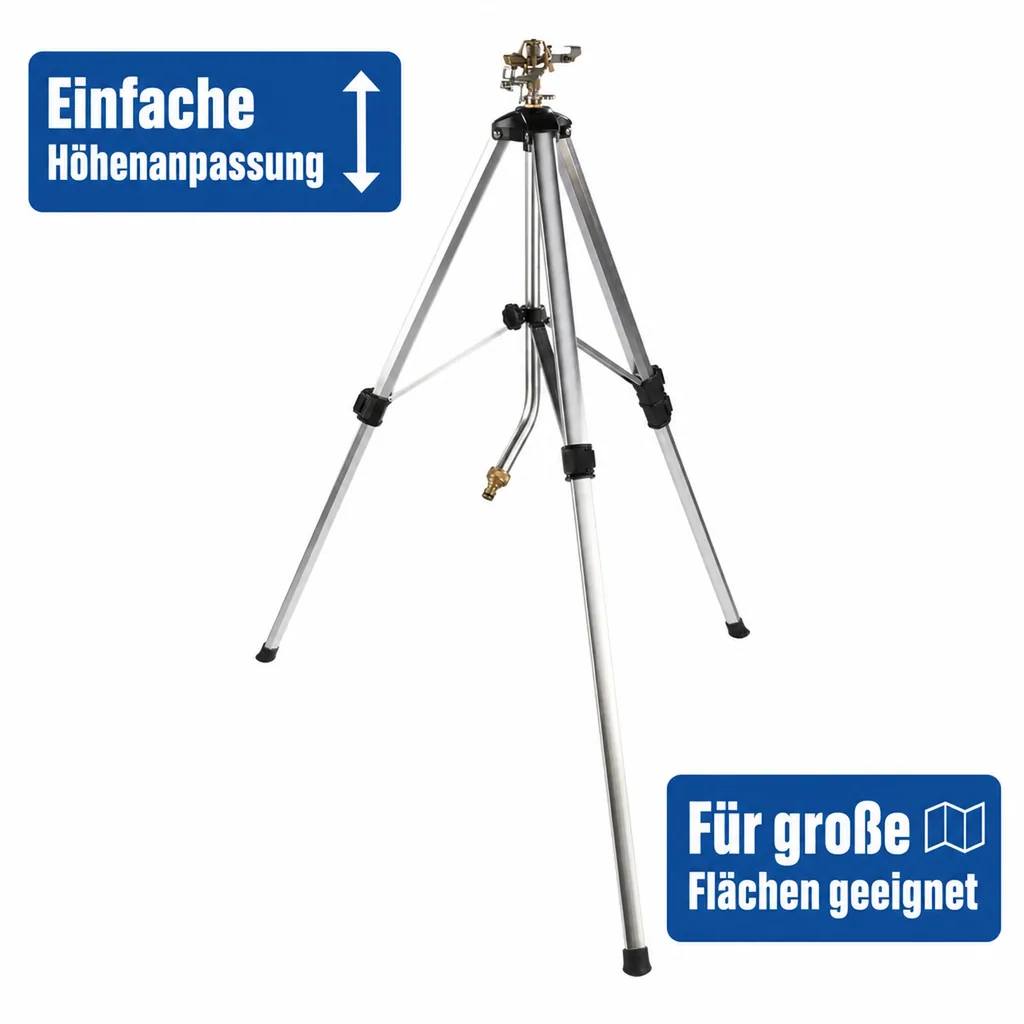 Profi Impulsregner, mit Teleskop Stativ