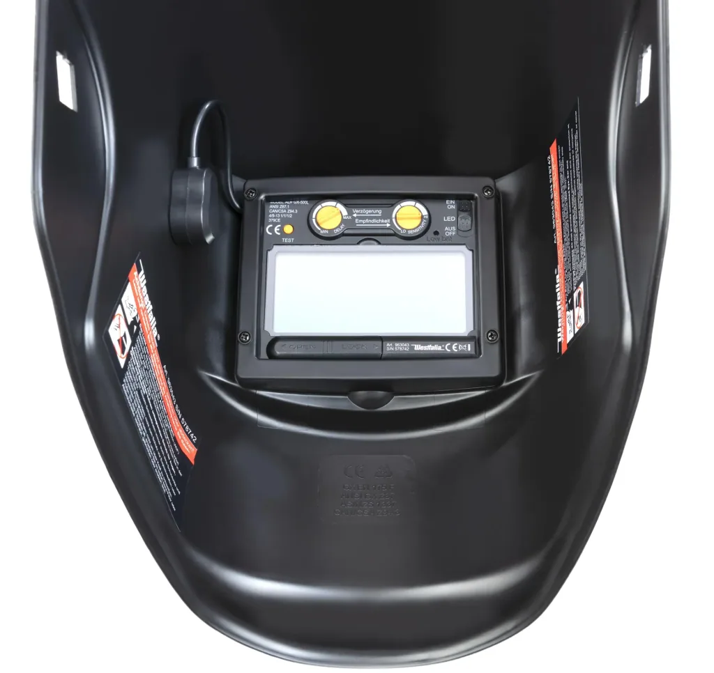 Automatik Schweißhelm mit Zusatz LED