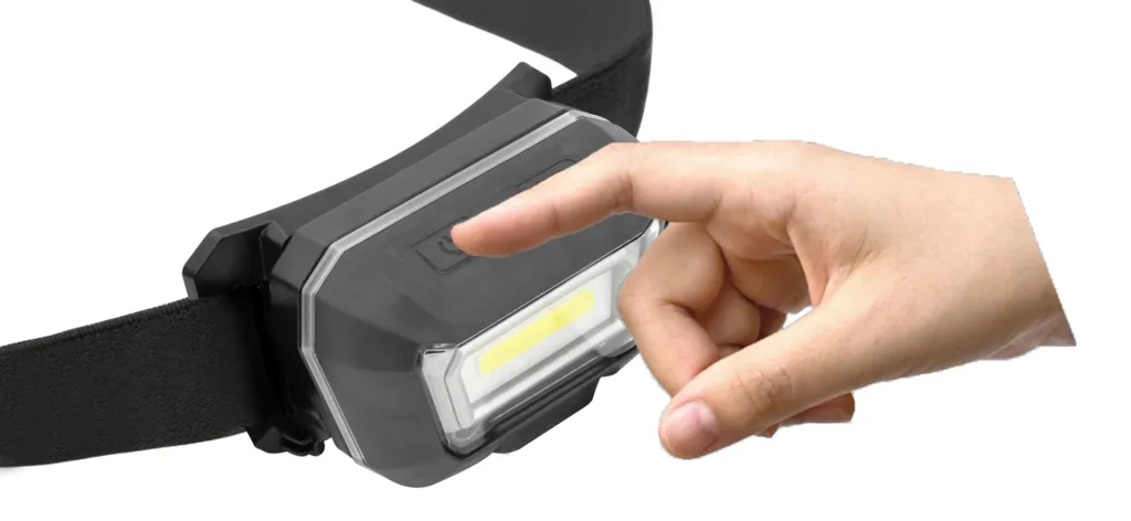 LED Sensor-Kopfleuchte mit Akku, IP65