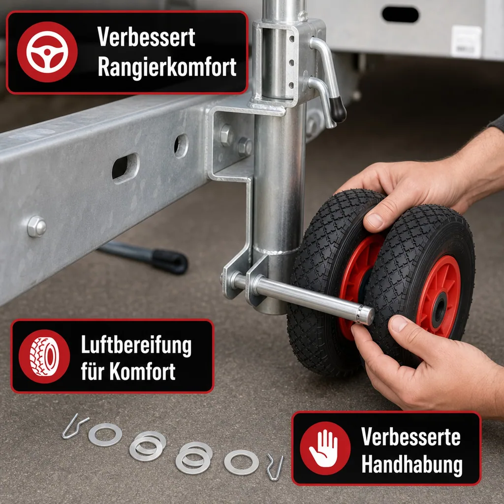 Zwillingsbereifung für Stützräder