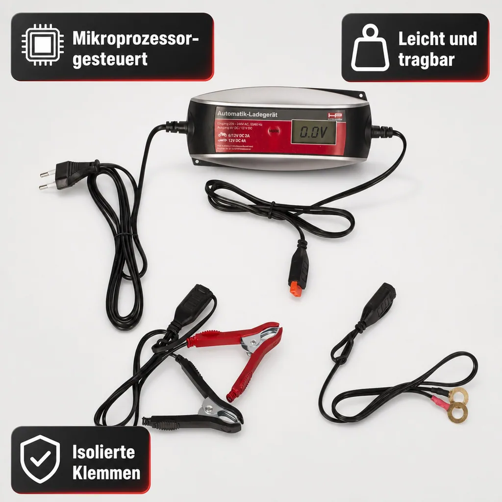 LCD Ladegerät Smart 6/12 Volt