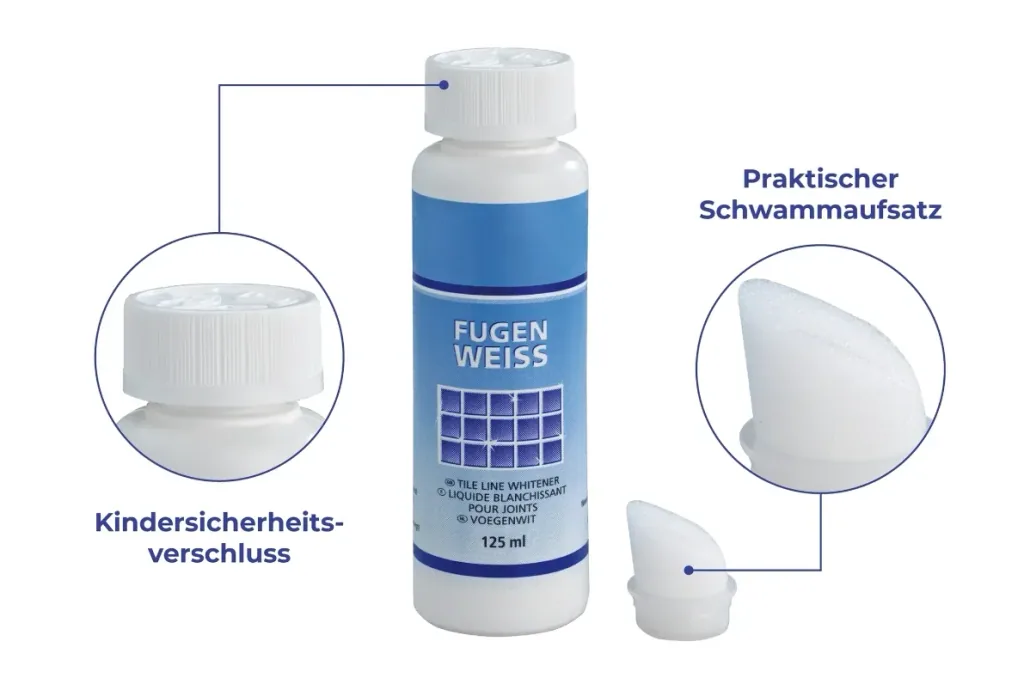 Fugenweiß mit Schwammaufträger 125 ml