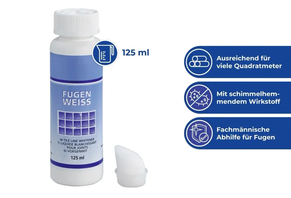 Fugenweiß mit Schwammaufträger 125 ml