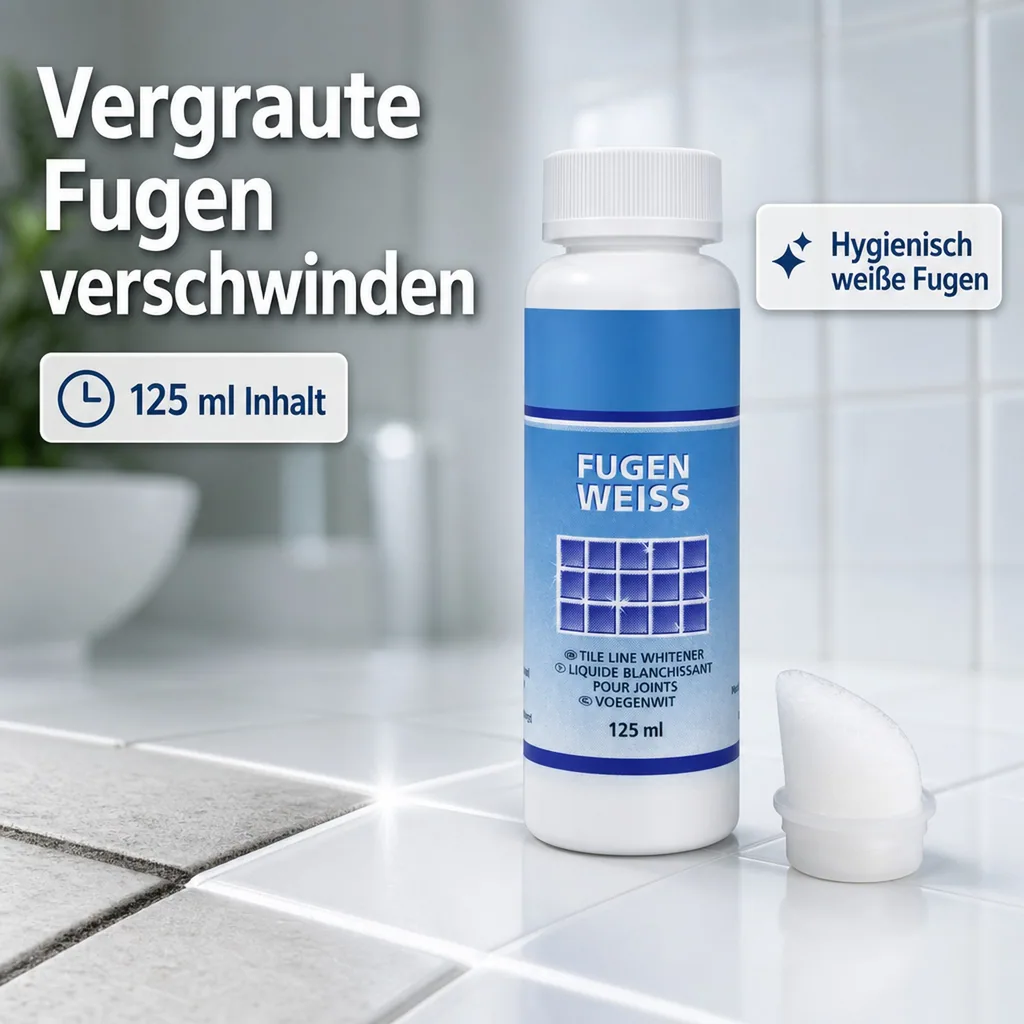 Fugenweiß mit Schwammaufträger 125 ml