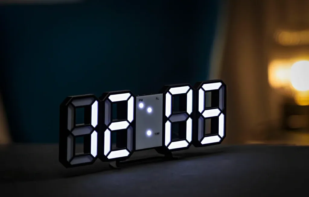 3D LED-Uhr