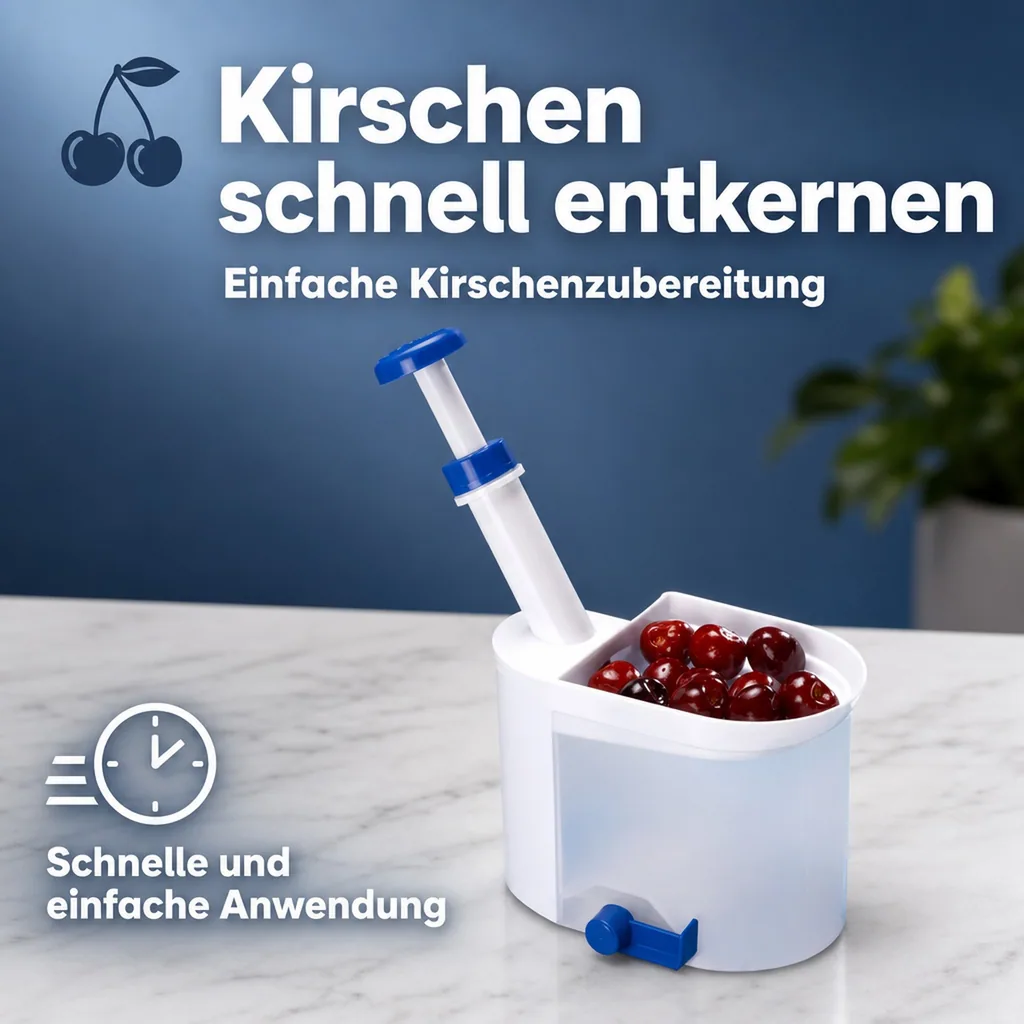 Kirschentkerner, Weiß/ Blau