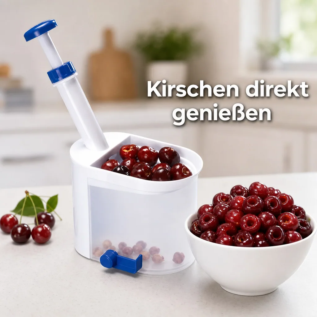 Kirschentkerner, Weiß/ Blau