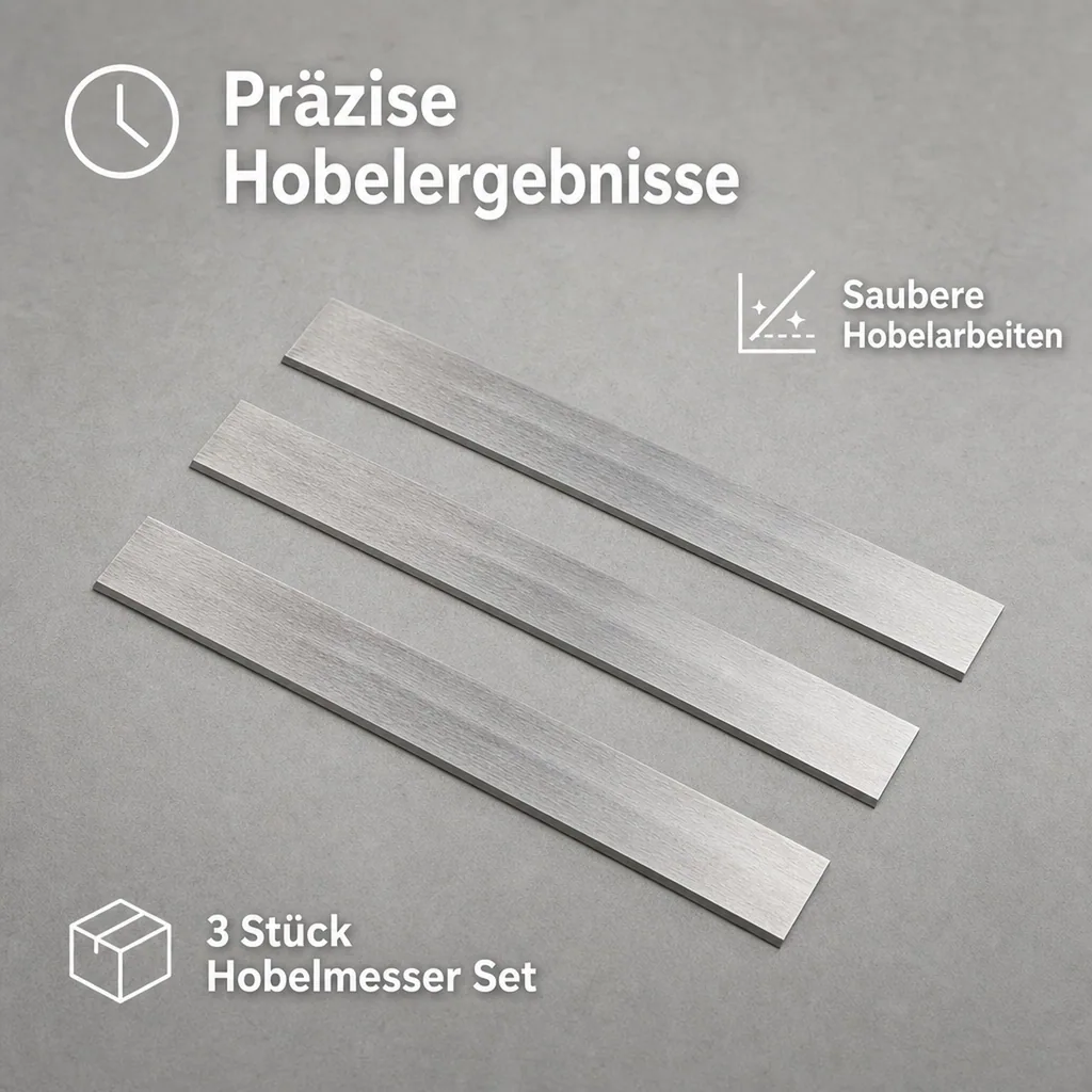Ersatz Hobelmesser 3 Stück für Elektro - Hobel