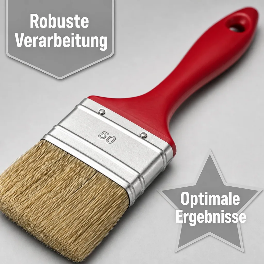 Flachpinsel Helle Borste