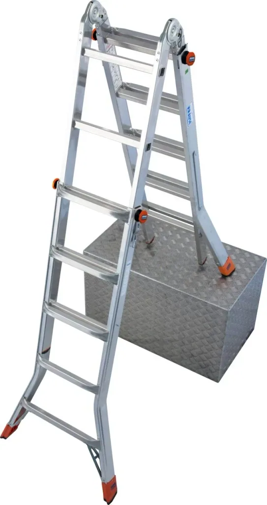 „TELEMATIC“ SPROSSEN-GELENK-TELESKOPLEITER 4x5 SPROSSEN