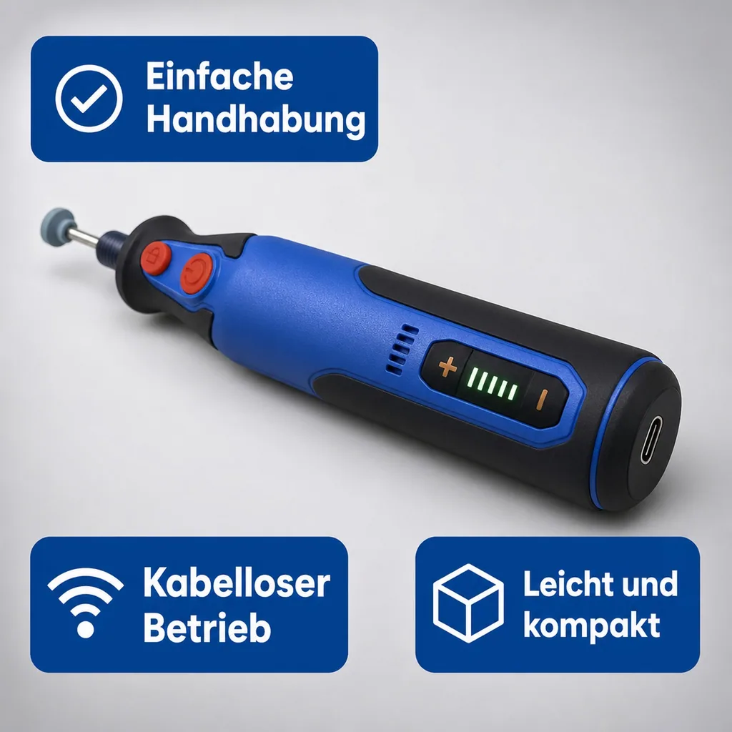 Akku Mini-Bohr-Fräswerkzeug-Set WBFW7.2