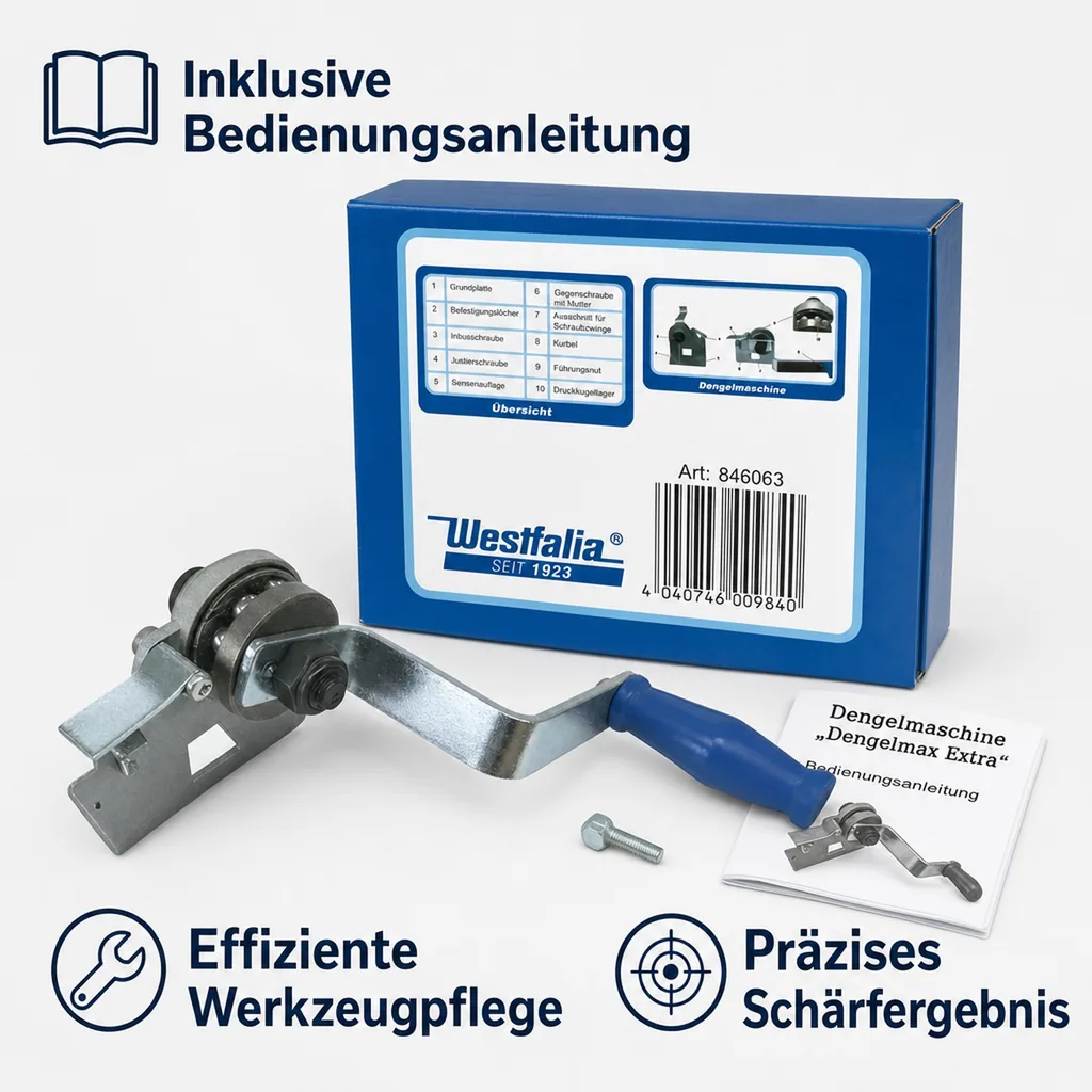 Sensen Dengelmaschine "Dengelmax Extra"
