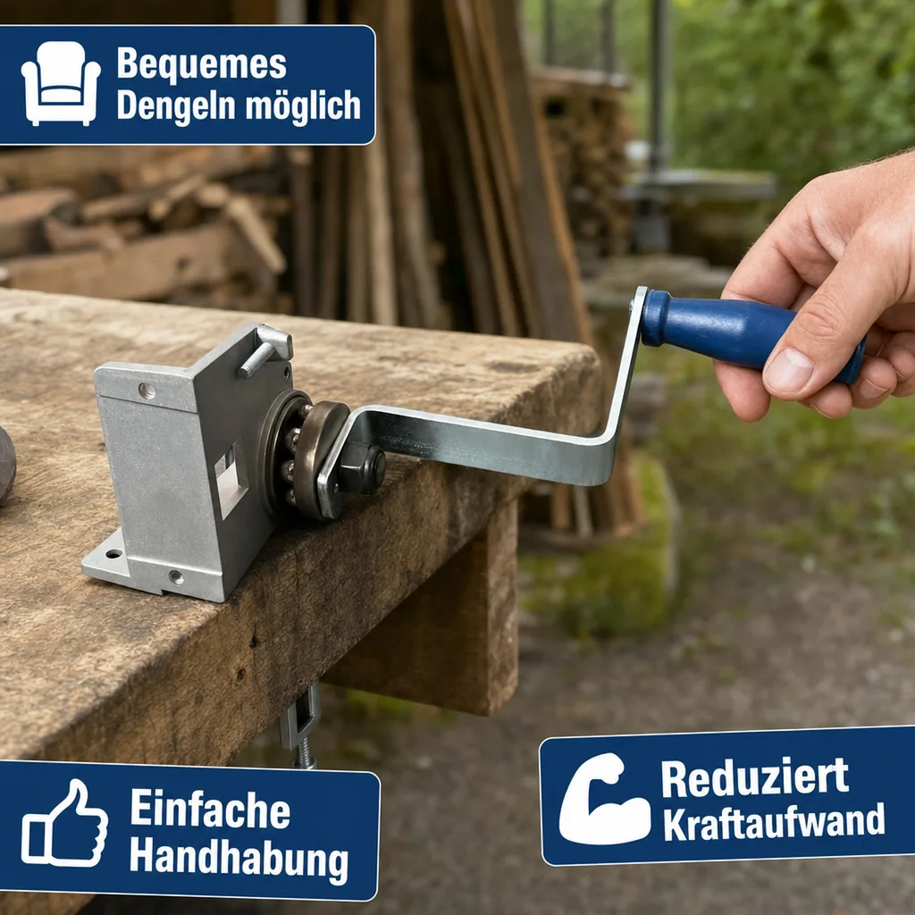 Sensen Dengelmaschine "Dengelmax Extra"