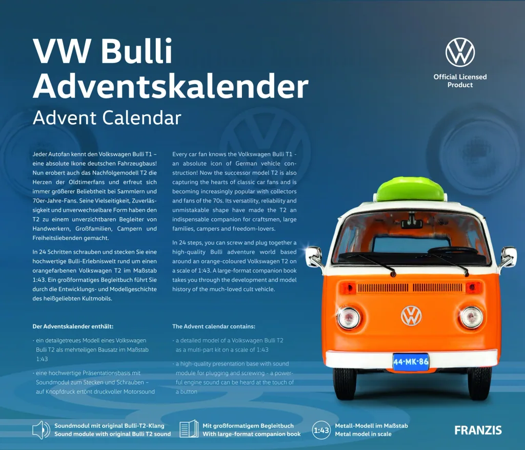 VW Bulli Adventskalender
