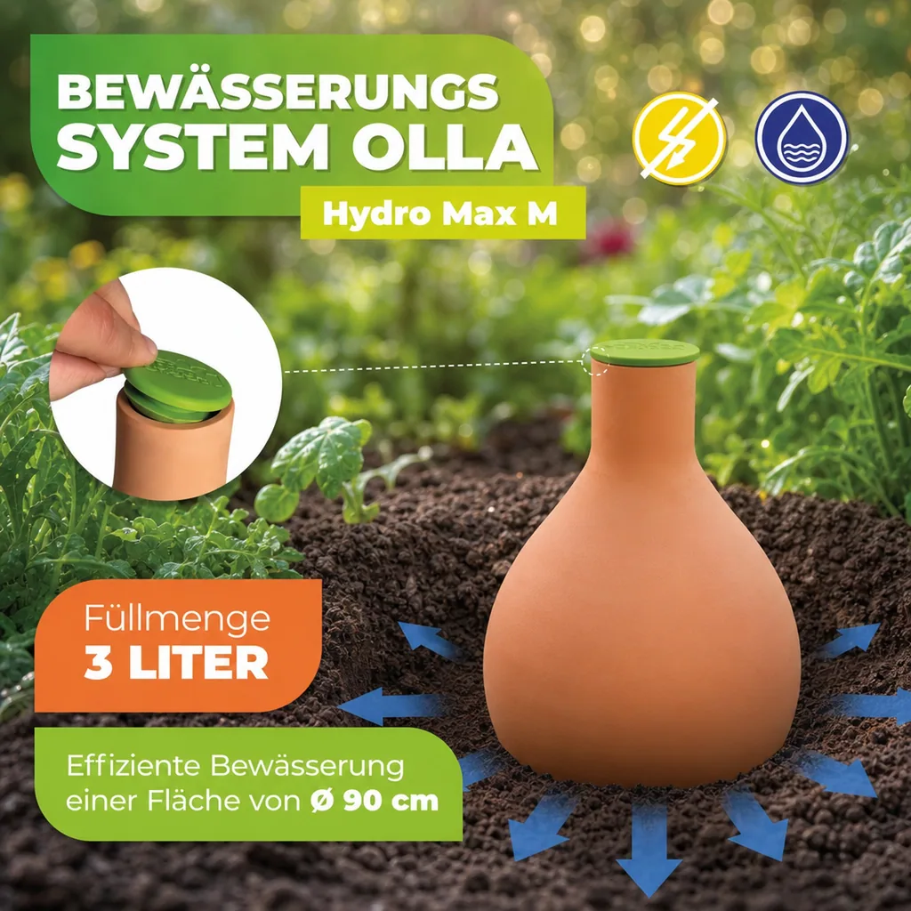 Olla-Bewässerung "Hydro Max" Größe M