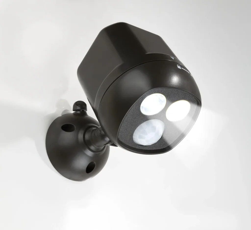LED-Sicherheitsleuchte mit Funkkopplung, 2 Stück (Batterien nicht enthalten)