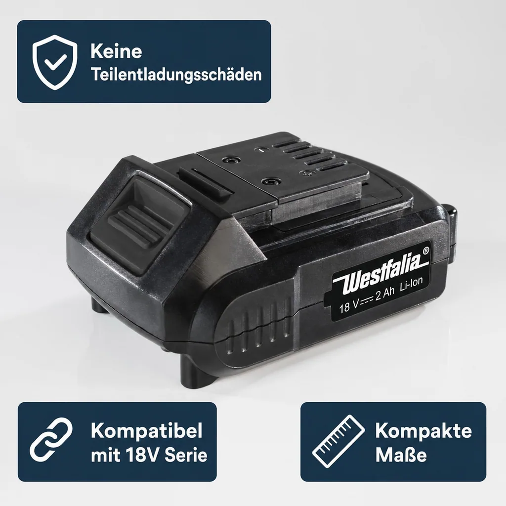 Li-Ion-Akku, 18 Volt, 2,0 Ah