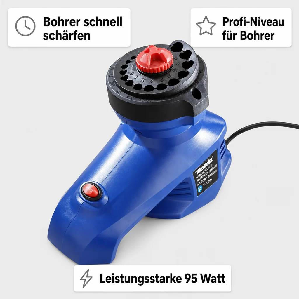 Elektro Spiralbohrer-Schärfgerät 95 W/ 230 V