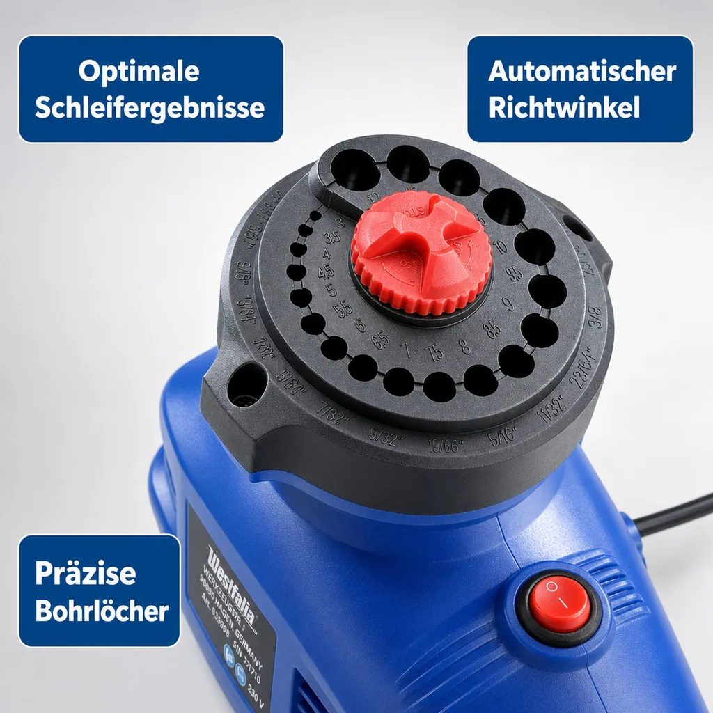 Elektro Spiralbohrer-Schärfgerät 95 W/ 230 V